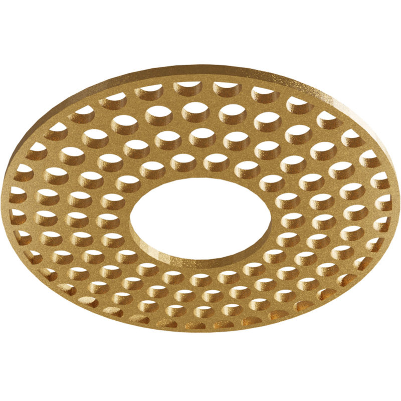 Fink Architectural Grade PVC Pierced Ceiling Medallion, 36" H x 36" W x 1" D, Gold