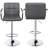 Square Back With Armrest Adjustable 32.5" Counter Height Bar Stool-1727440363