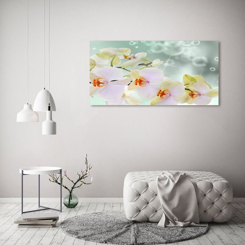 White Orchid - Wrapped Canvas Print