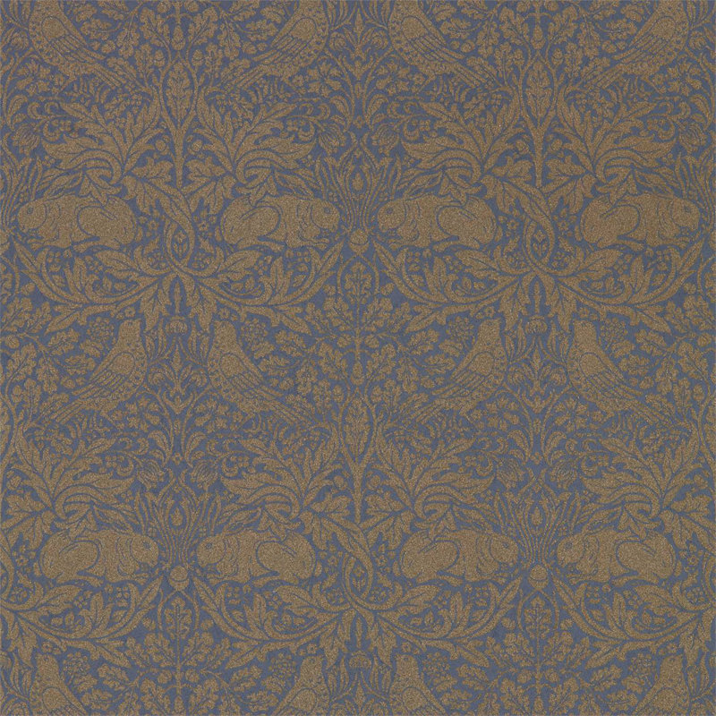 Pure Brer Rabbit Wallpaper, Ink/Gold