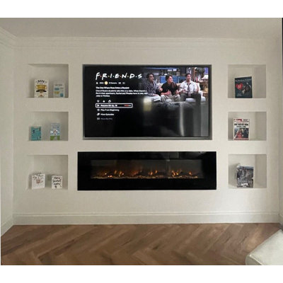 Aurora Ivy Bronx Electric Fireplace with 1500 BTU