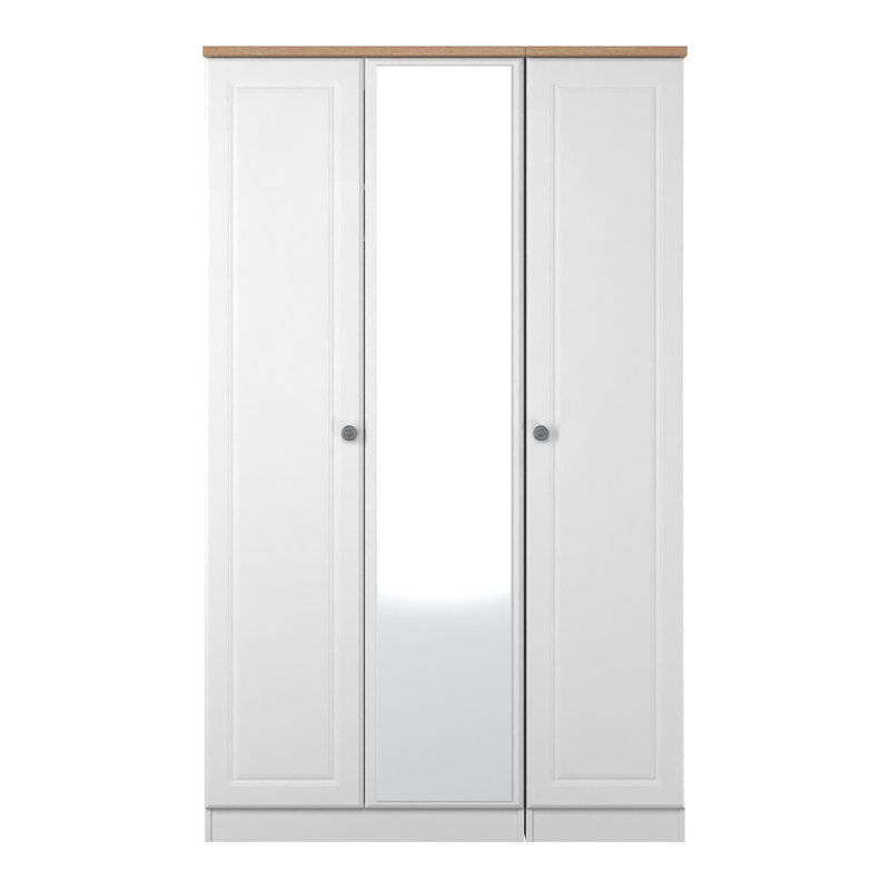 Arpelar Manufactured Wood Wardrobe, White/Oak
