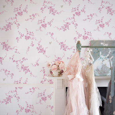 Shabby Elegance by Rachel Ashwell Butterflies Wallpaper