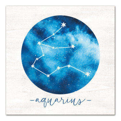 Toile aquarius zodiac Dulin