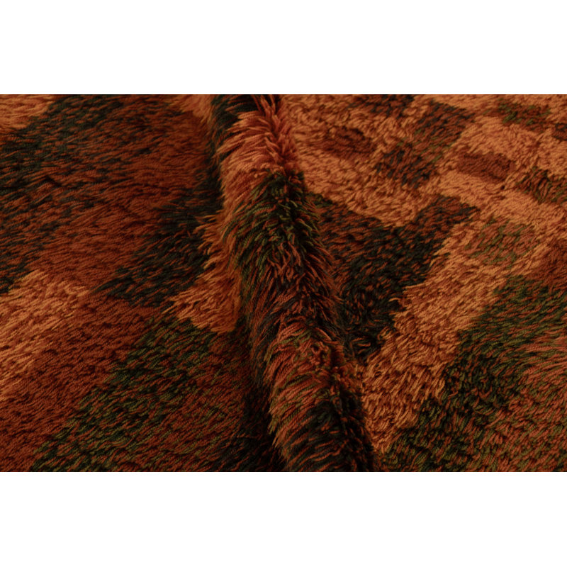 Scandinavian One-of-a-Kind 4'7x6'7 Hand Knotted Area Rug