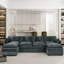 Canapé-lit en chenille moderne avec repose-pieds-1006864265-1006864266