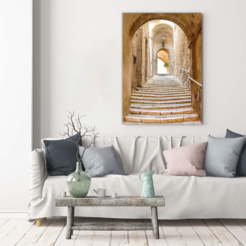 Narrow Streets - Wrapped Canvas Print