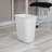 Sterilite Rectangular Wastebasket 5.5 Gallon Open Top Trash Bin, 12 Pack, White
