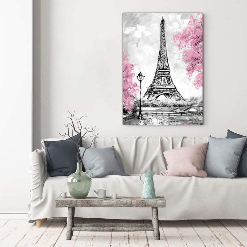 Eiffel Tower Paris - Wrapped Canvas Print