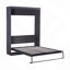 Lit escamotable avec garde-robe et tiroirs, lit de rangement, peut être plié dans une armoire-232040700