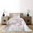 Eclectic Polyester Floral Coverlet