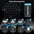Modern Hexagon LED Ceiling Light with 22 Grids, DIY Honeycomb Design for Garage, Studio, Gym or Game Room