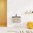 Modern Bathroom Cabinet With Ceramics Sink & Door. , Black. Space Stylish Storage