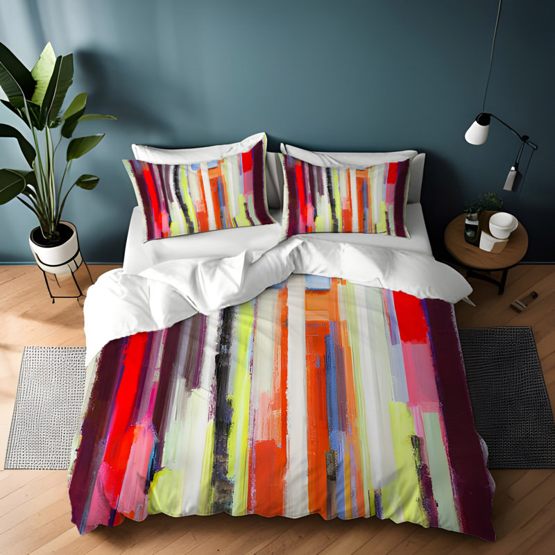 Polyester Duvet Cover, King Duvet Cover + 2 King Shams