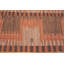 Tapis kilim de conception suédoise rustique moderne et unique en son genre