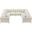 Canapé modulaire en velours 138 po-82750495