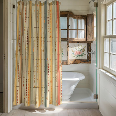Rustic Palette - Premium Shower Curtain