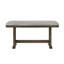 Banc de salle à manger rembourré de hauteur comptoir 1 pièce Rustic