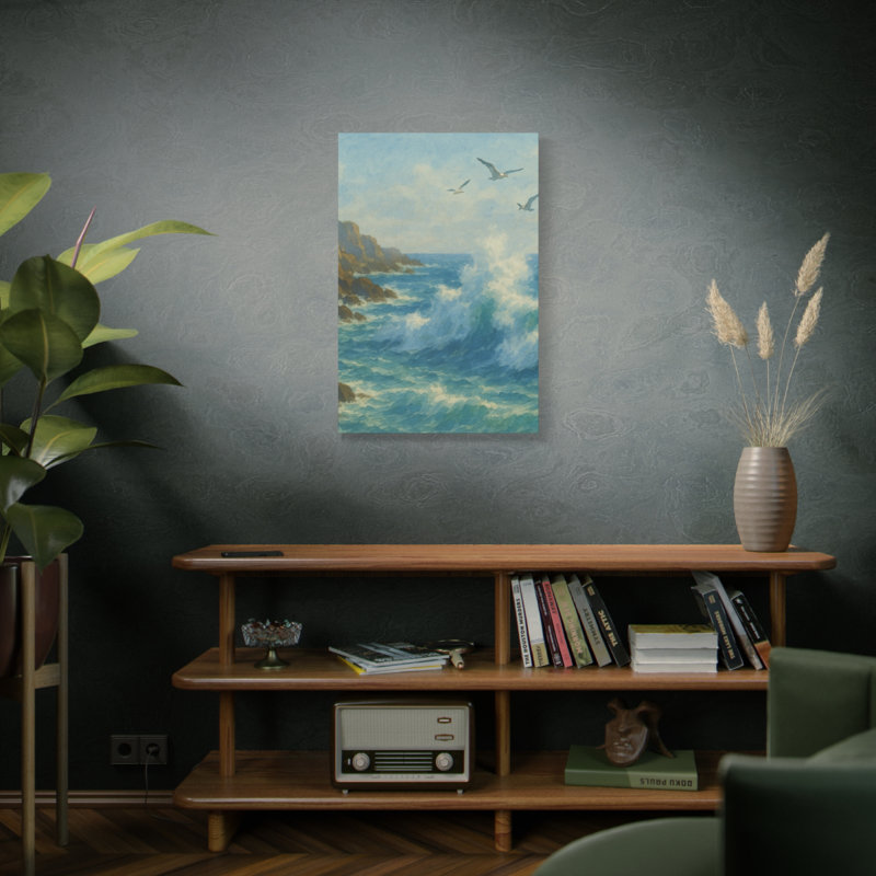 Aaroon Single Picture Frame Print on Canvas, 91.44 cm H x 60.96 cm W