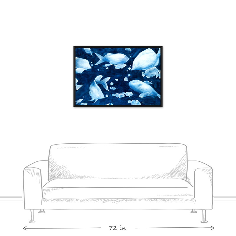 " Fish ", 24" H x 36" W, Wrapped Canvas