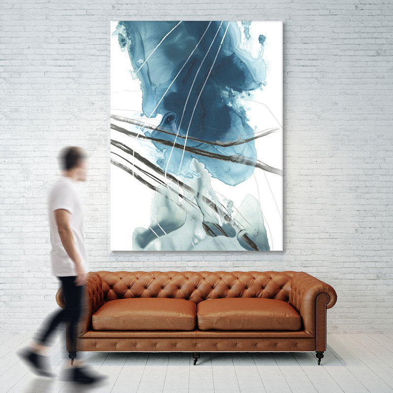 «Bella Indigo II» par June Erica Vess, reproduction d'art sur toile tendue