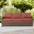 80.5'' Wide Metal Patio Sofa with Cushions-1098851432-1139360167