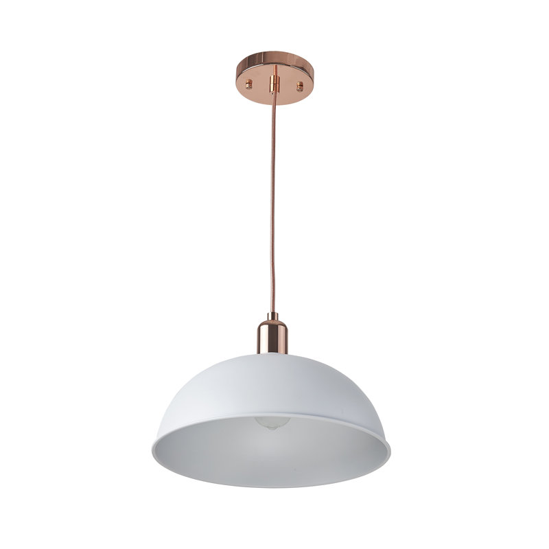 Luminaire suspendu blanc à 1 lumière Deedee