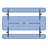 Blue 96" Rectangular Picnic Tables, Outdoor-17754948