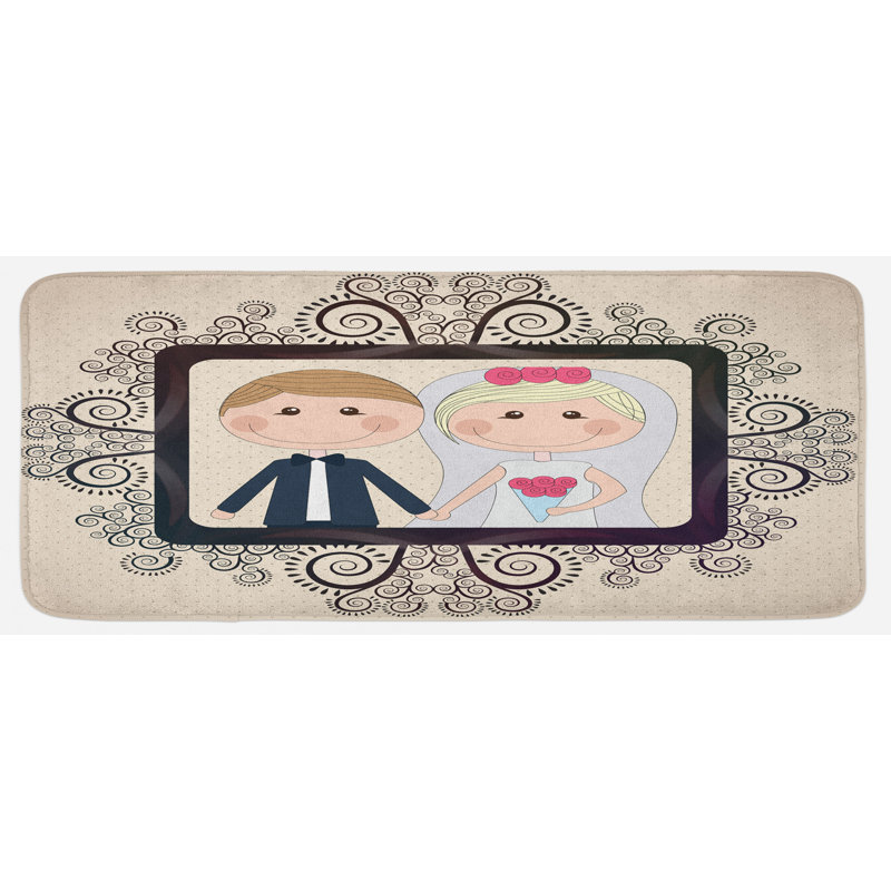 Tapis de cuisine romantique