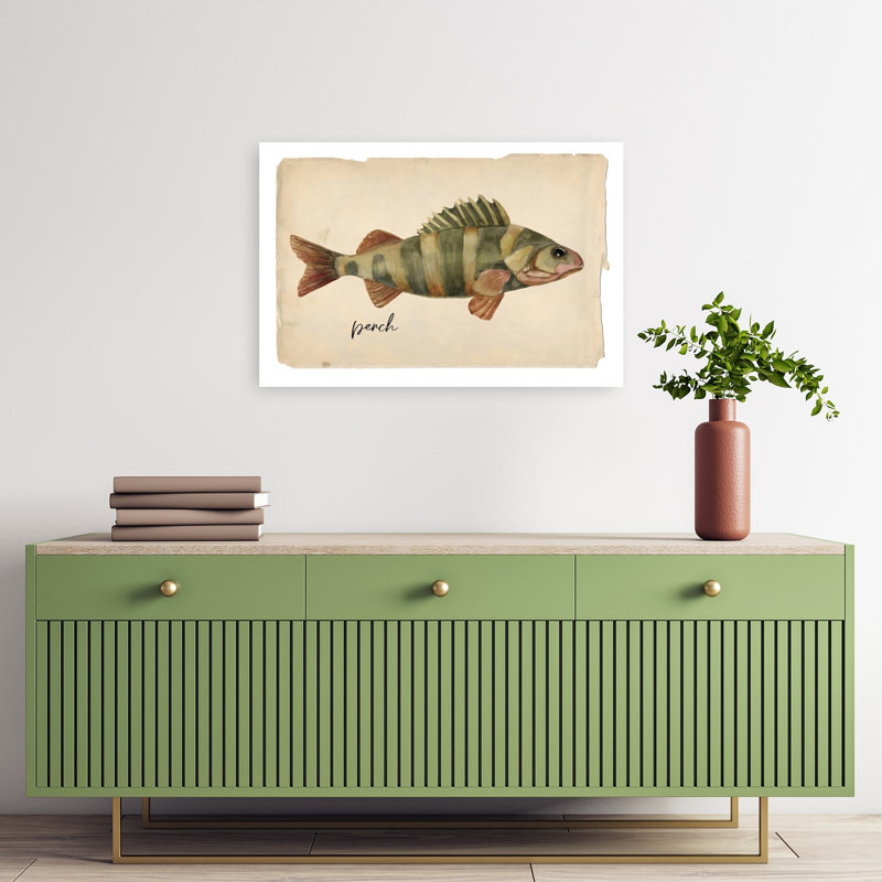 Perchoir contemporain délicat, impression côtière, 16" H x 24" W