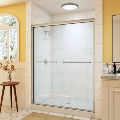 Porte de douche coulissante double Pistis