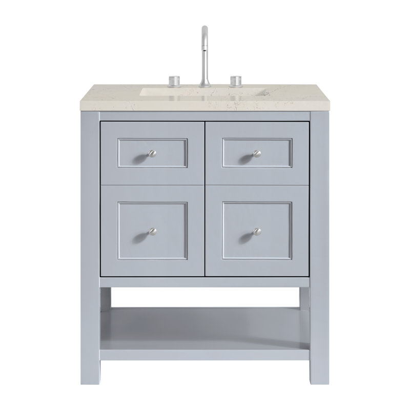 Breckenridge 30 in. Single Vanity, Serenity Blue, Siberian, 8" Widespread