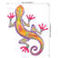 Décoration murale d'intérieur 18 po Maha Gecko 18 po - jaune-128849860-128849861