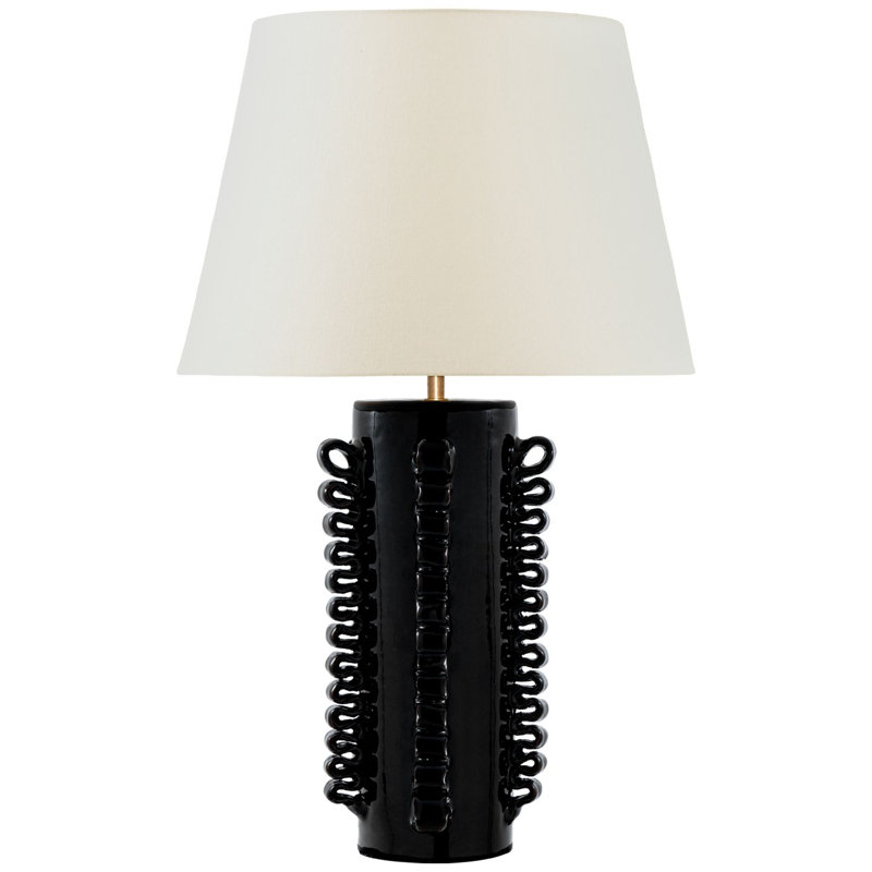 Amandine Table Lamp, Raven Black