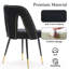 Ensemble de salle à manger rectangulaire en bois avec revêtement en velours-1619752890-1619752888