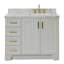 ARIEL TAYLOR 43 IN RIGHT OFFSET RECTANGLE SINK VANITY-1039231810-1039231820-1073674812