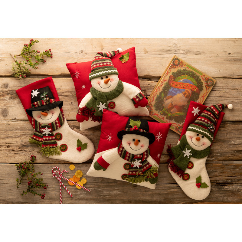 Top Hat Snowman Stocking