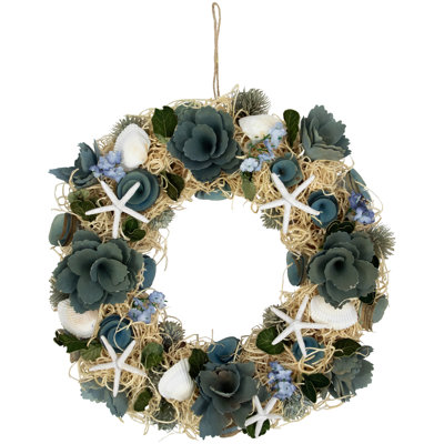 Faux Mixed Assortment Wood 12'' Wreath