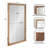 Rectangle Scalloped Wooden Mirror-1773431723-1773431722-1747135398