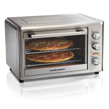 BLACK+DECKER 4-Slice Toaster Oven with Natural Convection, Black, TO1750SB  