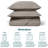 Lightweight Summer Bedspreads - 3 Piece Oversized Quilt Set - Reversible Coverlet Set -Queen Size-123016142-123016140