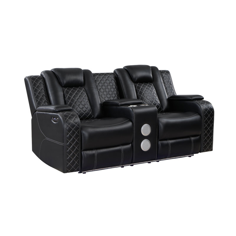 Causeuse inclinable Radiant Power, Noir