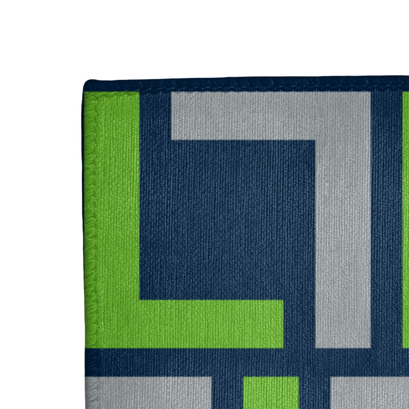 Geometric Indoor Rug, Rectangle 4' x 6'