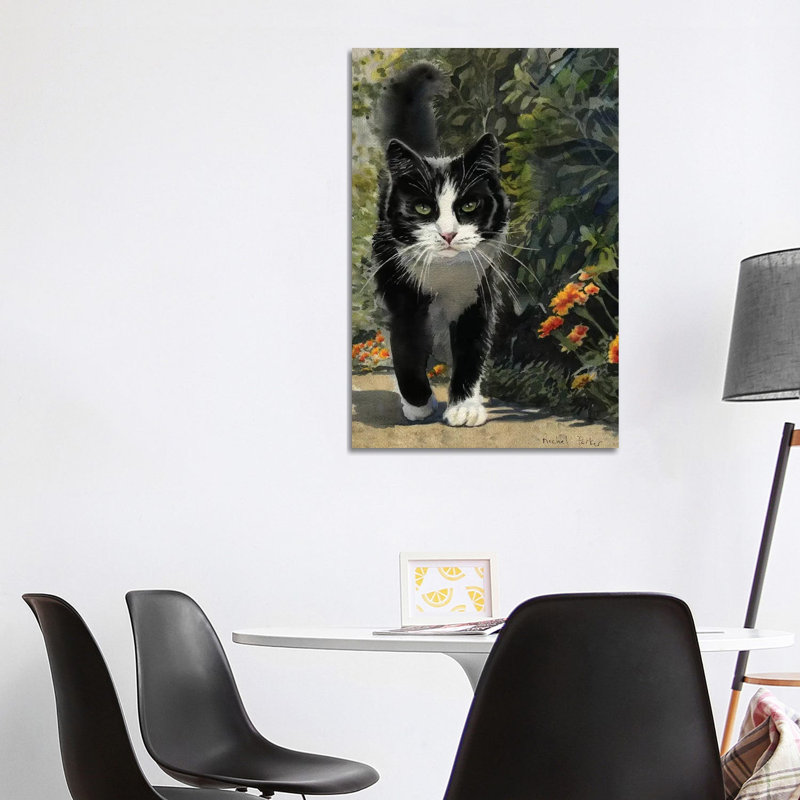 Tuxedo Stroll by Rachel Parker - Painting on Canvas, Wrapped Canvas, 101.6cm H x 66.04cm W x 3.81cm D