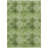 10' X 14' Olive Green Floral Medallion Washable Non Skid Indoor Outdoor Area Rug-115313547