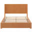 Structure de lit plateforme en bois massif avec tête de lit haute, aucun sommier requis, assemblage facile-1141077833-1141077835