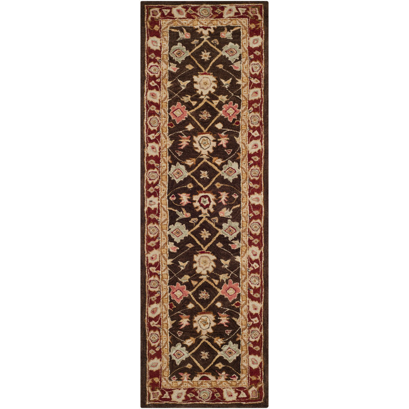 Ladd Wool Pile Oriental Rug, Runner 2'6" x 8'