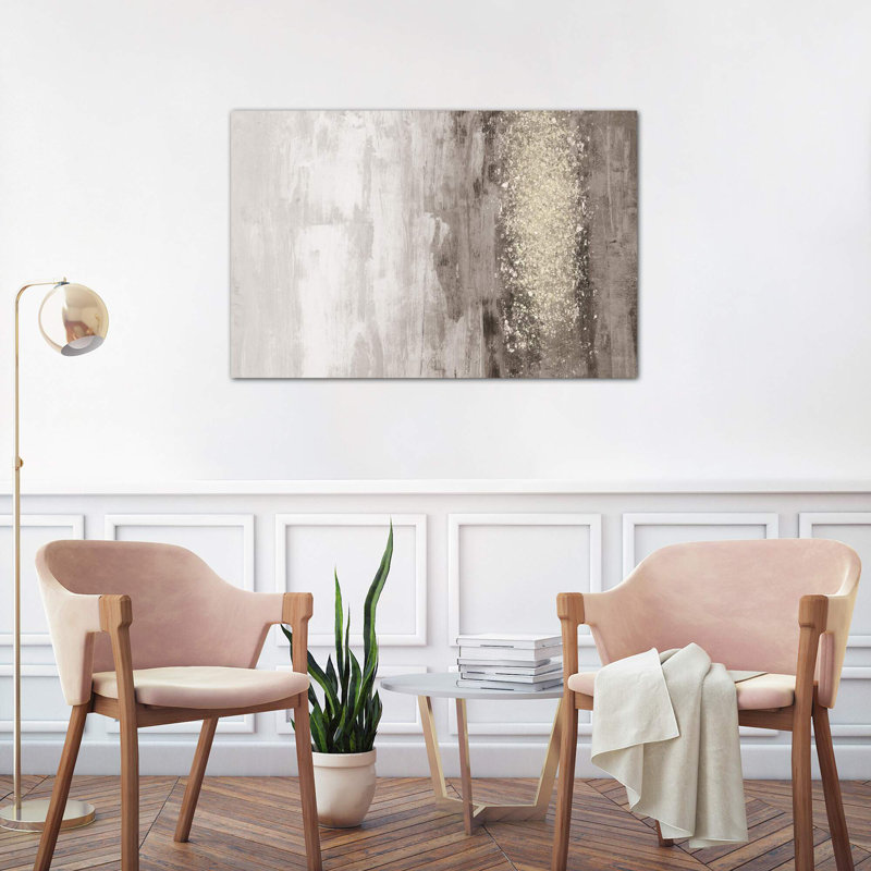 Glitter Rain I by Jennifer Goldberger - Wrapped Canvas Painting, 101.6 cm H x 66.04 cm W x 1.91 cm D
