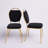 Ecrenet 18'' H Velvet Upholstered Side Chair-1840216637