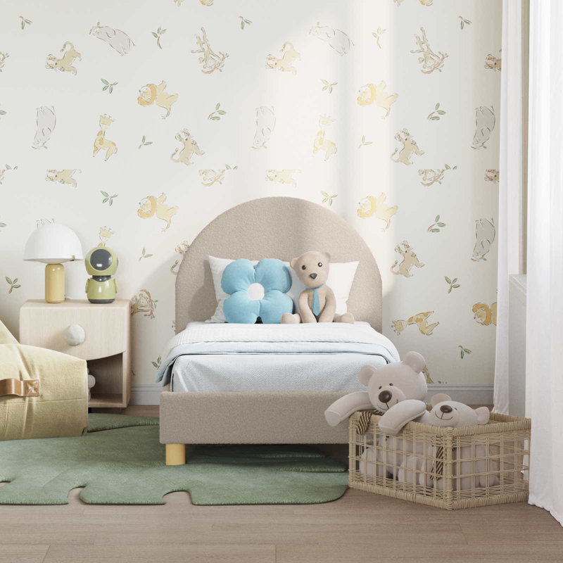 Bed Frame, Cot Bed / Toddler (70 x 140cm), Light Grey